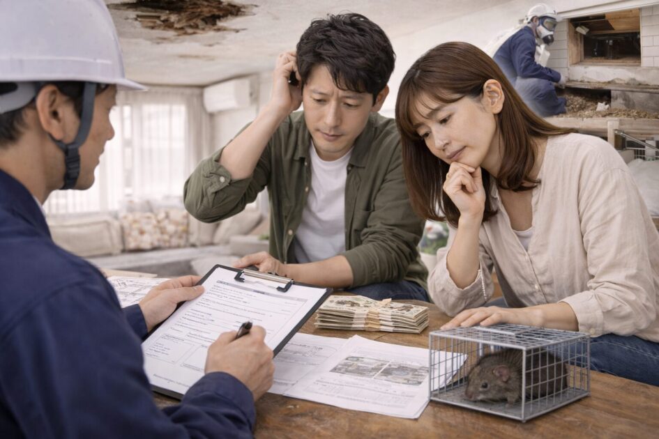 ネズミ駆除の費用相場｜新座市周辺の目安と「高くなる条件」