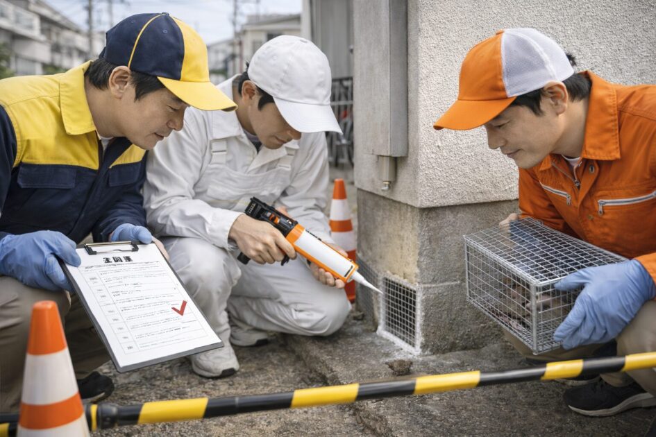 北九州の害獣駆除は「安全確保→封鎖→同条件比較」で決める