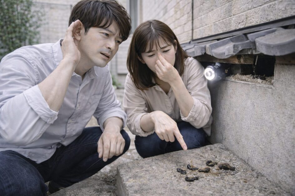 被害を疑うサイン|足音・フン・臭い・侵入口の当たりを付ける