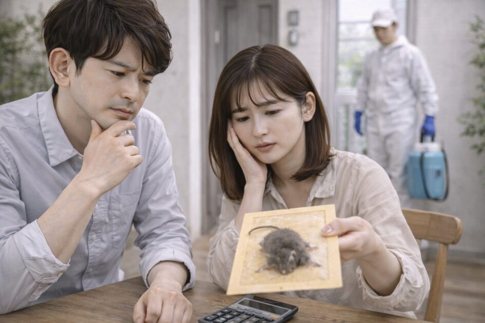 ネズミ駆除業者に頼むべき?切り替えの目安