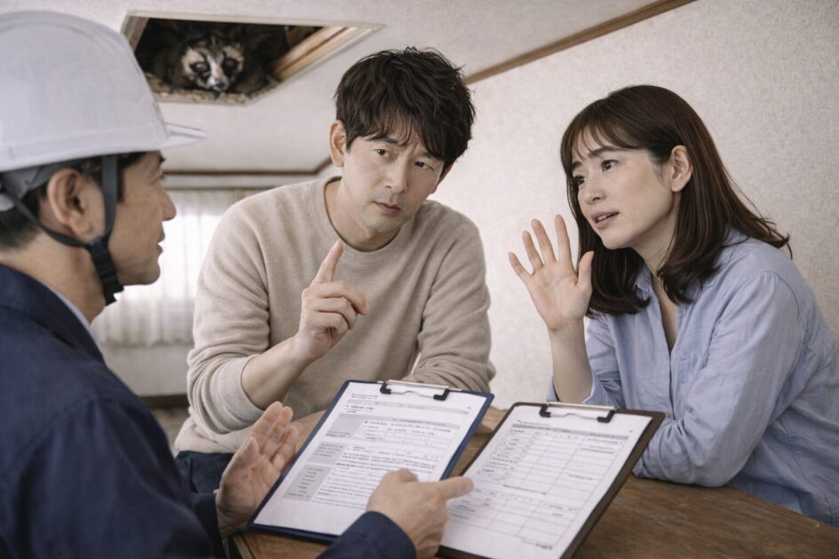 ハクビシン天井裏でよくある質問（FAQ）