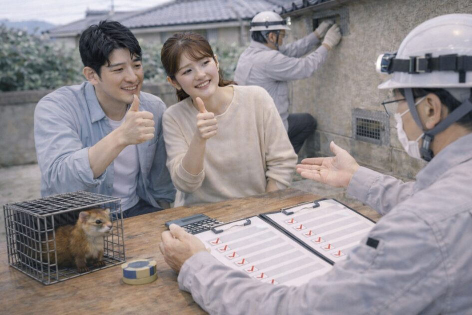 鳥取市のイタチ駆除は「相談先×封鎖×見積比較」で決める