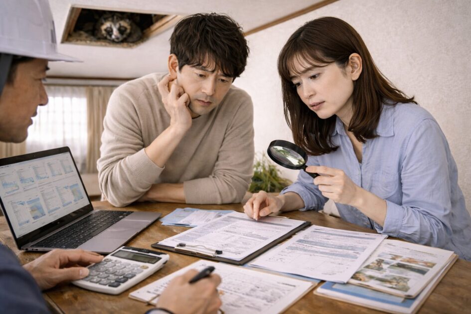 天井裏の不安は「安全→見分け→封鎖前提→同条件比較」で整理