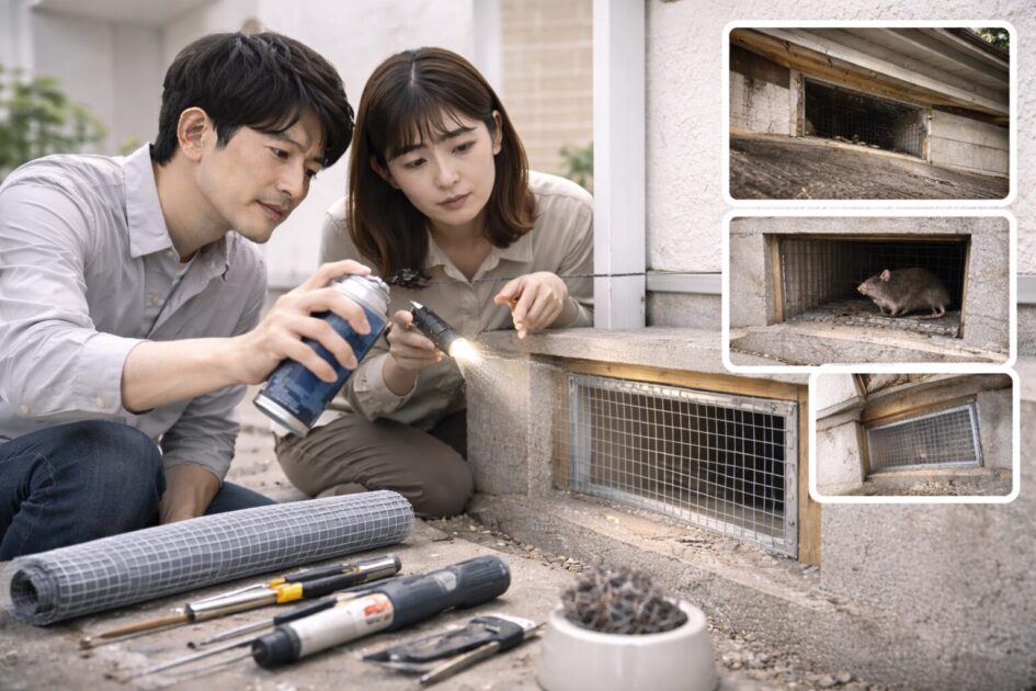 追い出しの後が本番|侵入口の封鎖ポイント