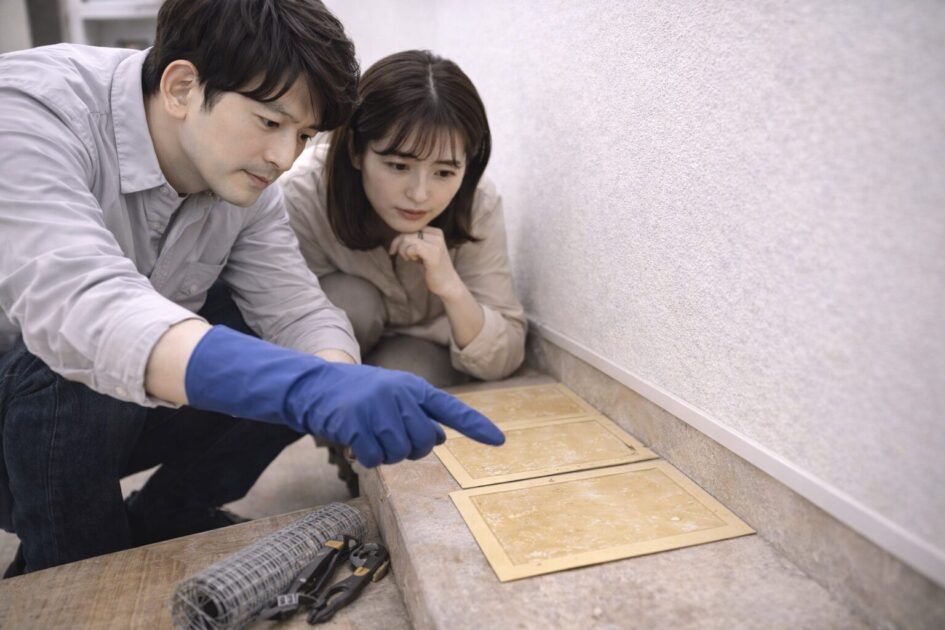 【手順】ネズミ駆除の粘着シートの置き方|壁ぎわ・枚数・確認