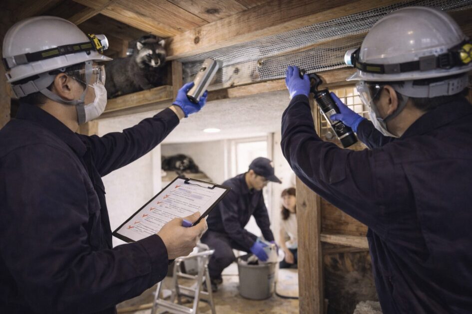 屋根裏のハクビシンに「バルサン」はおすすめしない（安全確保→追い出し→封鎖→清掃）