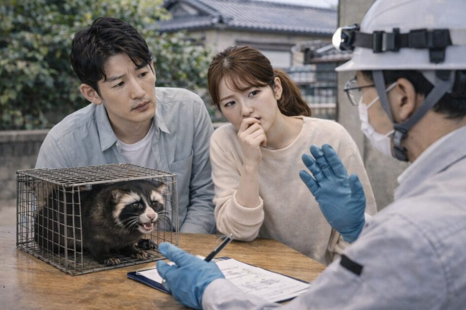 ハクビシンを自分で捕獲・追い出しする前に|法律と安全の注意点