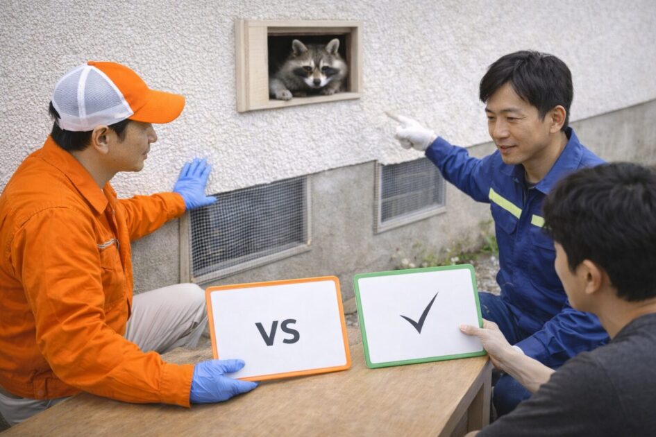 アライグマ駆除は「封鎖×同条件比較」で決める
