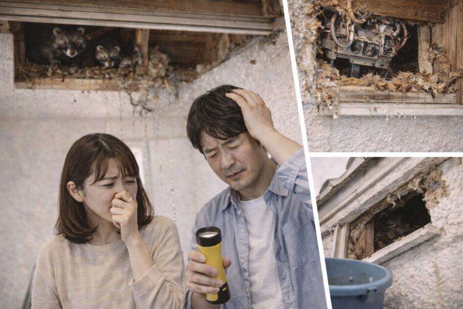 屋根裏のハクビシンを放置すると起きること｜衛生・騒音・建物ダメージ
