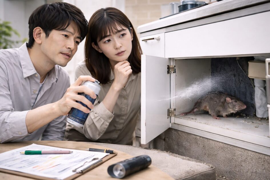 ネズミ駆除スプレーとは?できること・できないことを整理