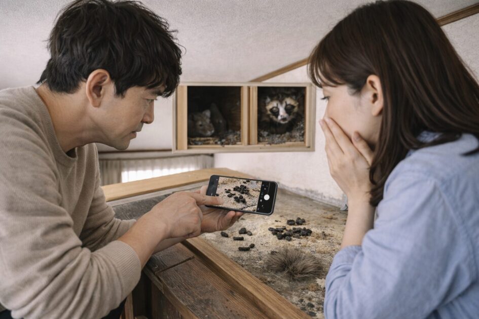 天井裏ネズミとハクビシンの見分け方｜音だけで決めないチェック