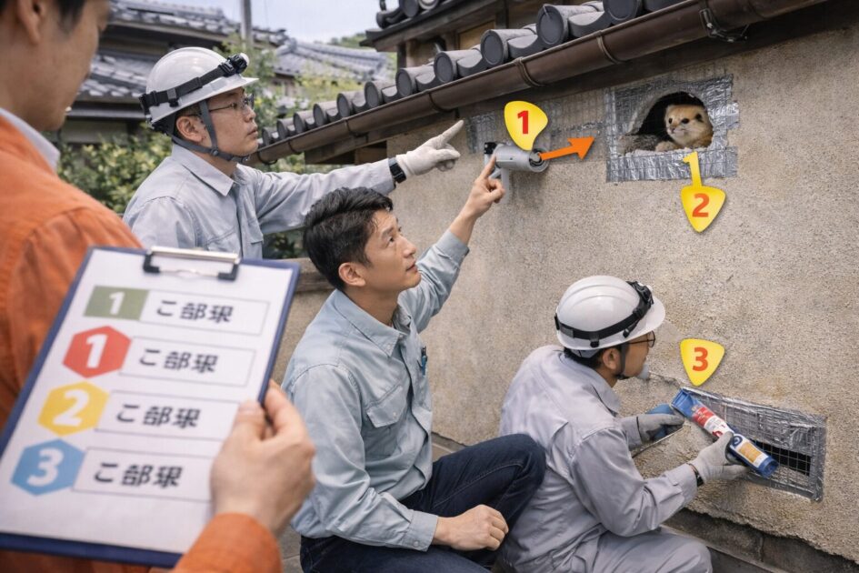 京都市で多い再発パターン|封鎖を「優先順位」でやる