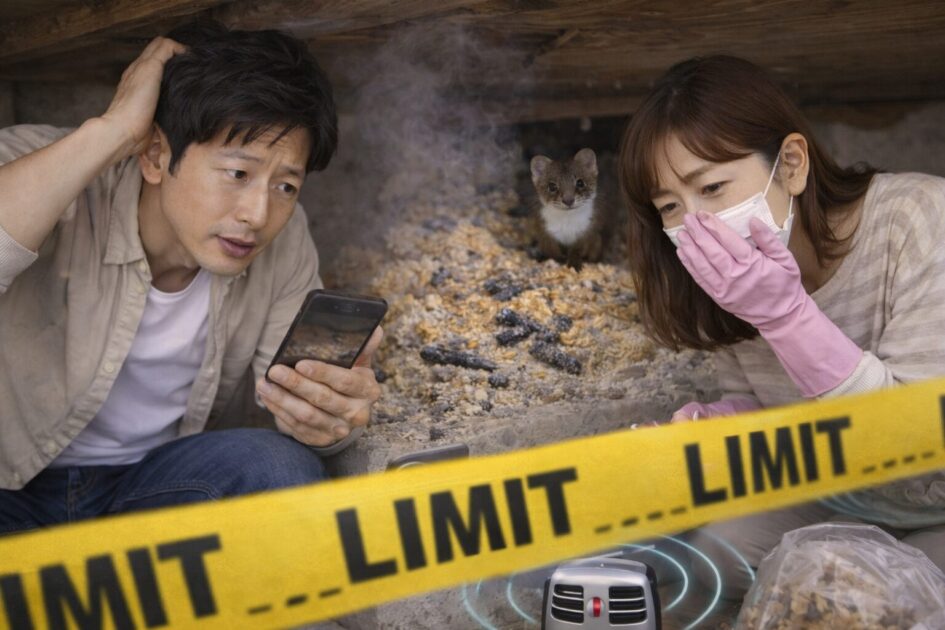 自力でどこまで？イタチ駆除の「限界ライン」