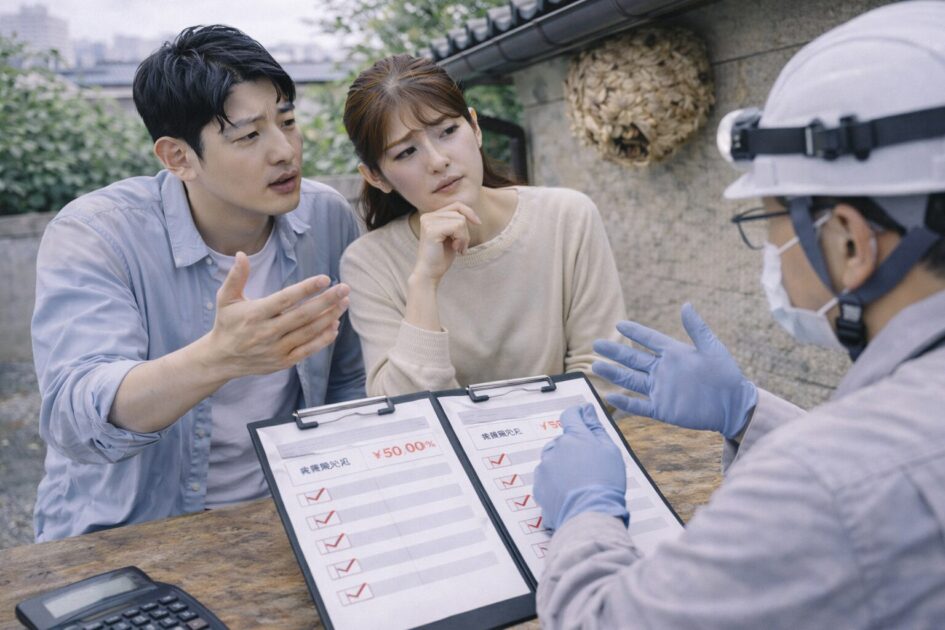 目黒区のスズメバチ駆除でよくある質問(FAQ)