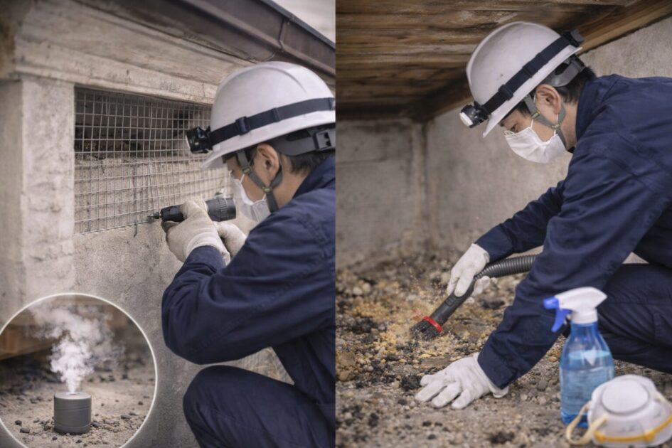 封鎖と清掃の方法｜ゴールは「入口ゼロ」と「健康リスク回避」