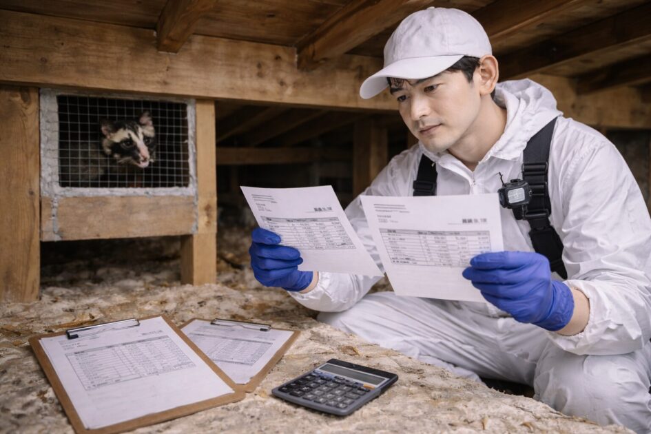 ハクビシン駆除方法は「安全確保→封鎖→同条件比較」で決める