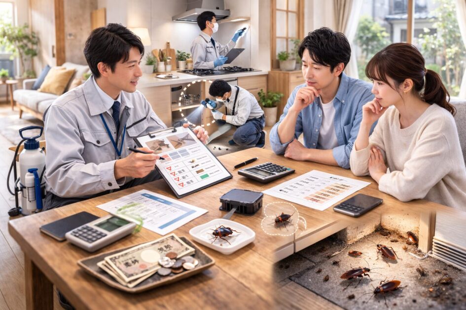 世田谷区のゴキブリ駆除の費用相場|料金が上がる条件と目安