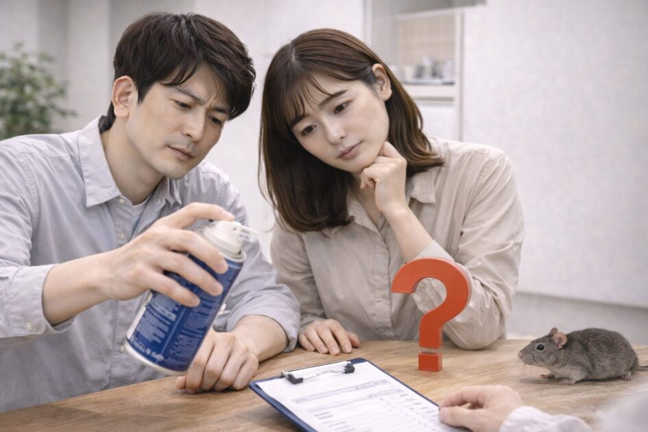 ネズミ駆除スプレーでよくある質問(FAQ)