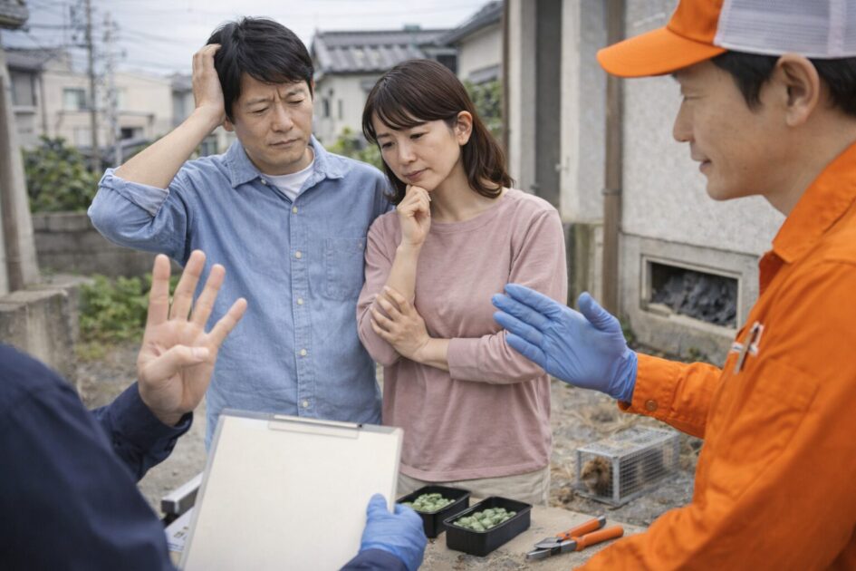 北九州の害獣駆除は業者に頼むべき?依頼判断のチェックリスト