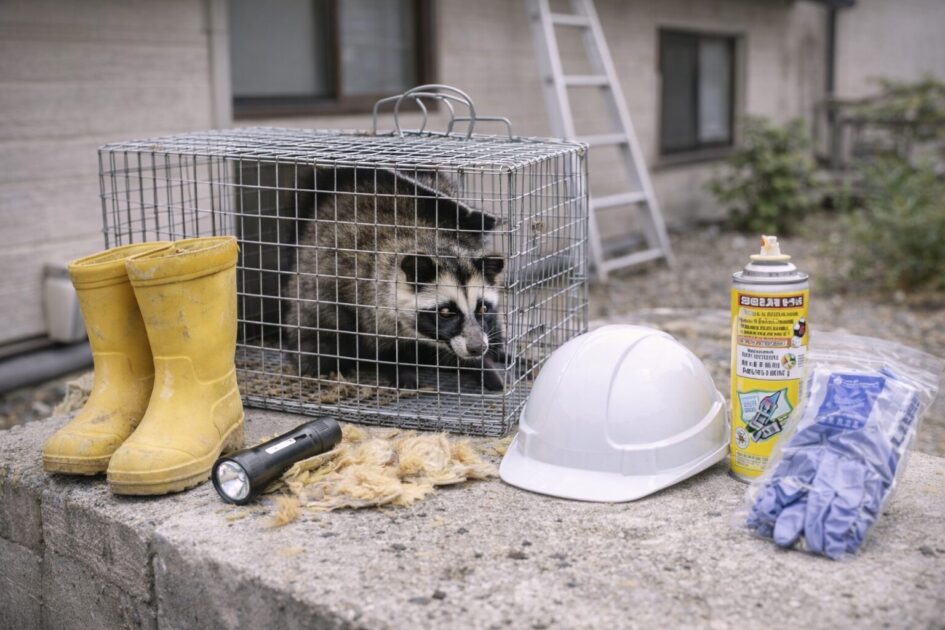 宮城県のハクビシン駆除グッズ｜最低限セット