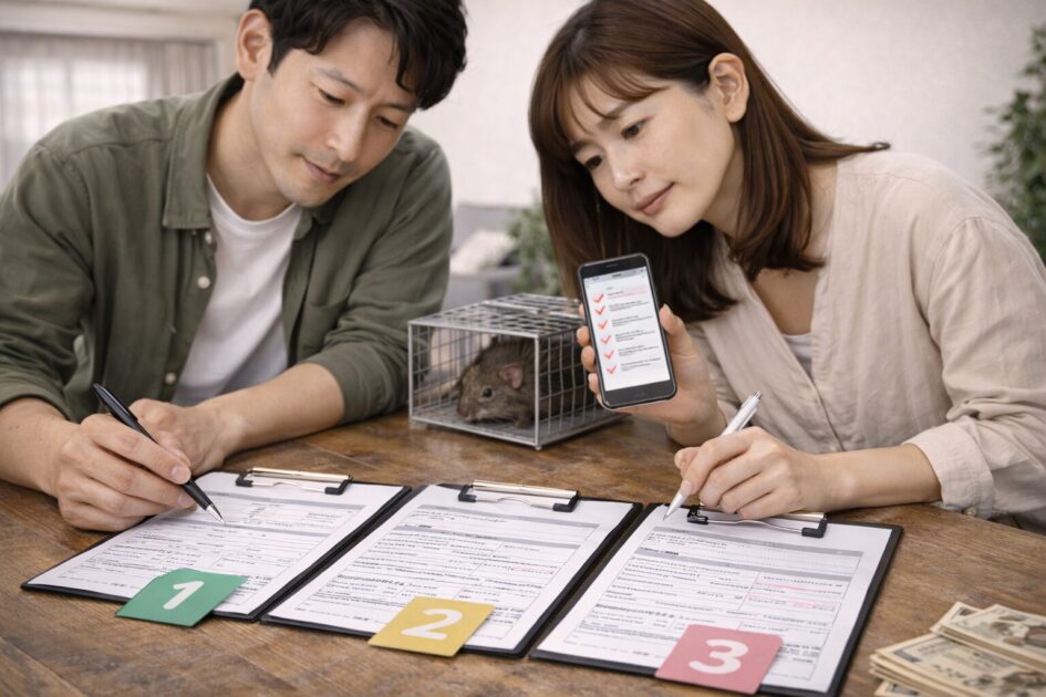 見積もりを同条件でそろえる｜比較チェックリスト（失敗回避）