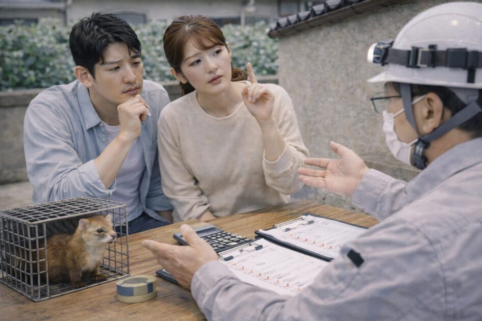 鳥取市のイタチ駆除でよくある質問（FAQ）