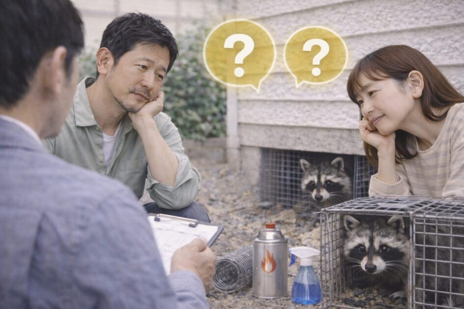 アライグマ駆除方法でよくある質問（FAQ）