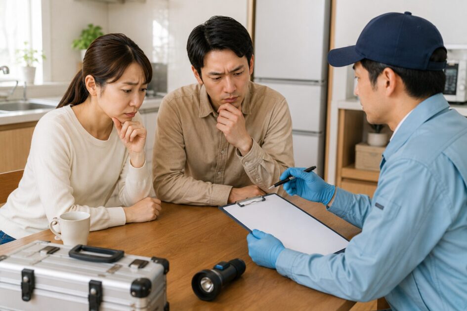 害虫駆除を業者に依頼する目安