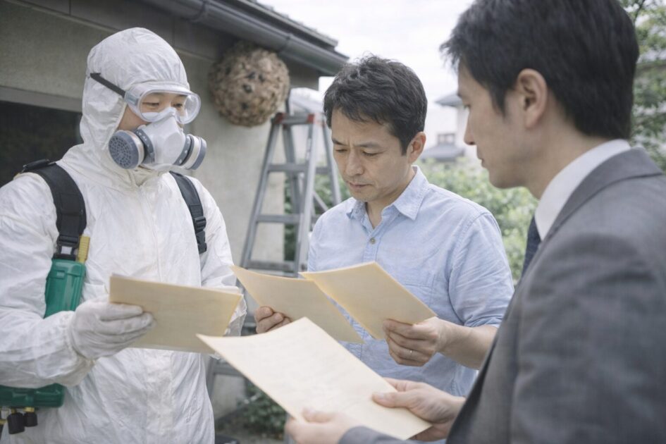 スズメバチ駆除は3社比較で「自己負担でも納得できるか」を判断する
