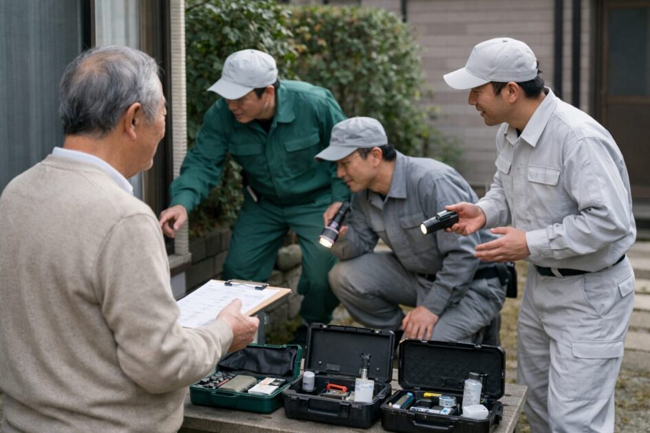シロアリ駆除は3社比較で「自分で続けるか」を判断する
