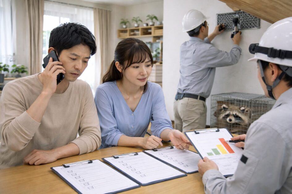 東京都のアライグマ駆除は「相談先×封鎖×見積比較」で決める