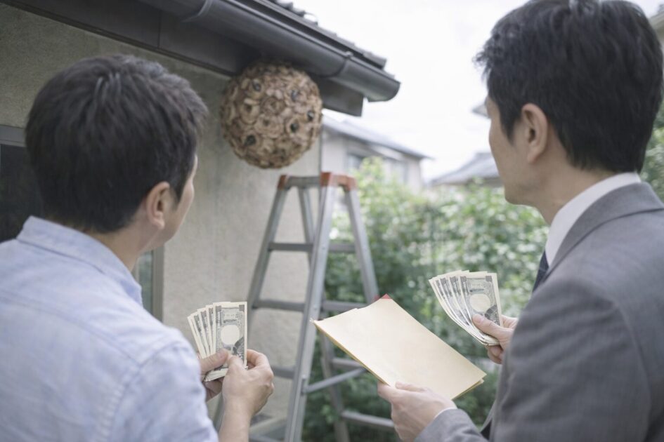 スズメバチ駆除費用が自己負担になりやすいケース