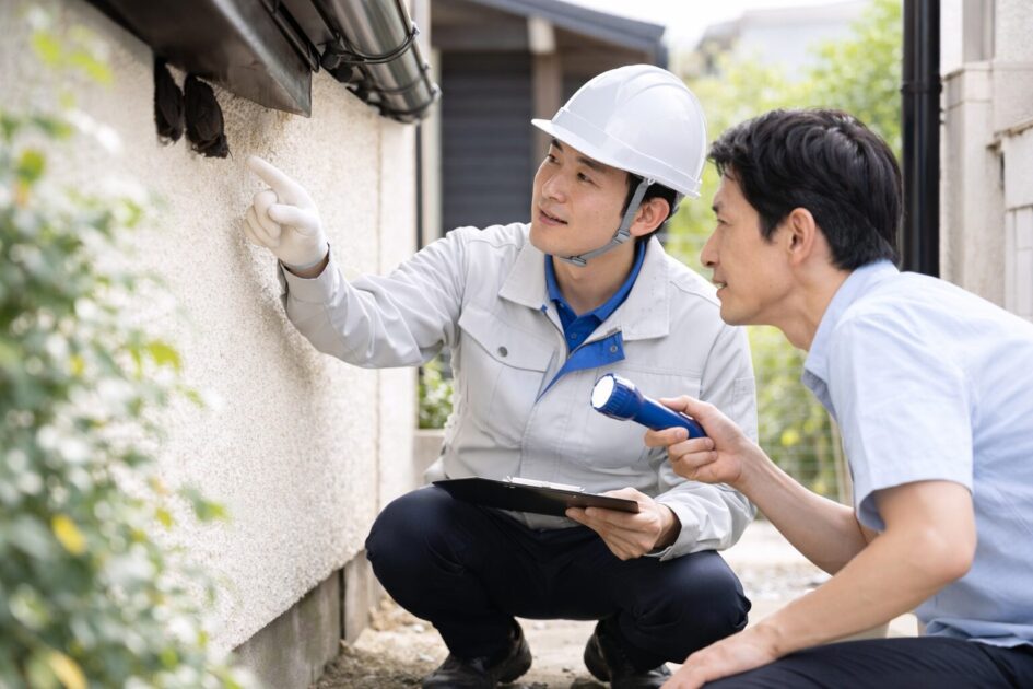 コウモリの追い出しで自分でやっていい範囲