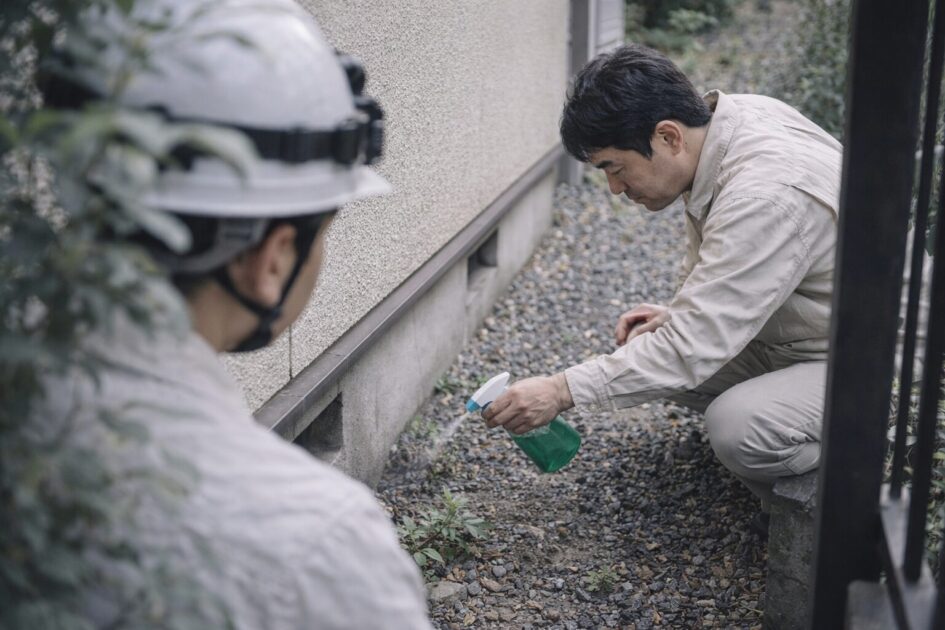 シロアリ駆除で自分でやっていい範囲