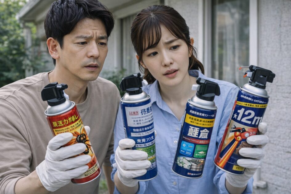スズメバチ駆除スプレーの選び方｜「蜂専用」「成分」「噴射距離」で外さない