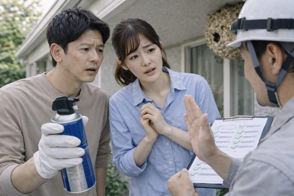 スズメバチ駆除スプレーでよくある質問（FAQ）