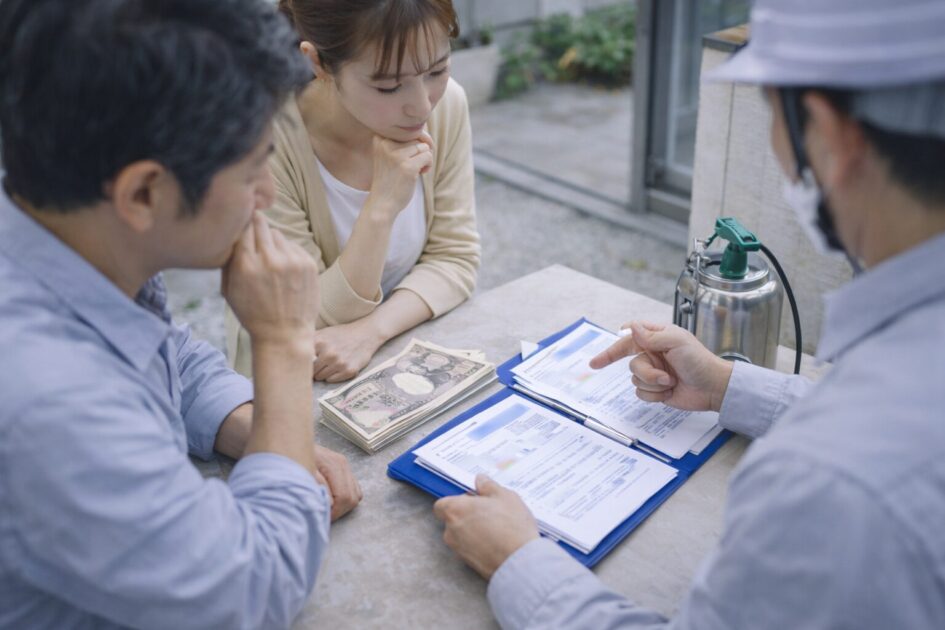 豊橋の害虫駆除の費用相場はどのくらい?