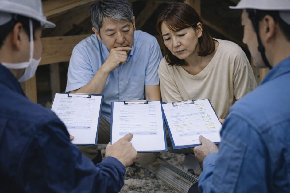 屋根裏 動物駆除料金は3社比較で「値段の理由」を判断する