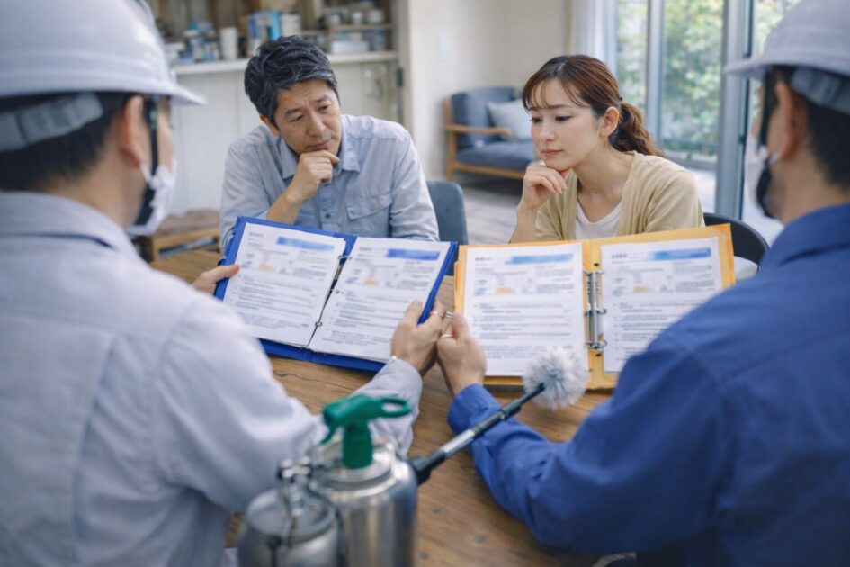 害虫駆除でクモ対策を3社比較するなら何を見る?