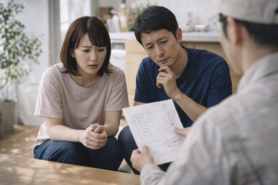 ねずみ業者の値段が安く見える見積もりで起きやすいこと