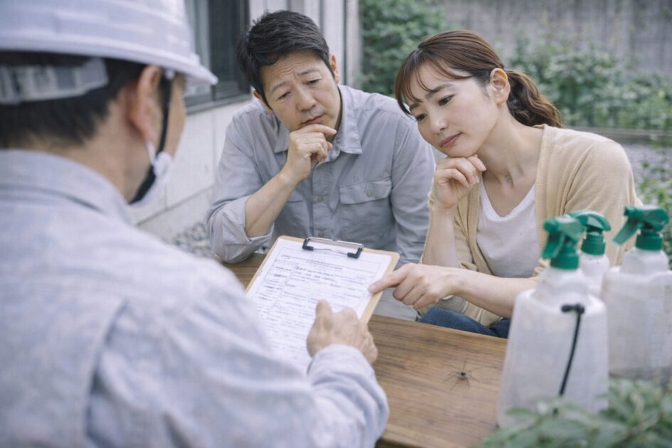 害虫駆除のクモ対策の費用相場はどのくらい?