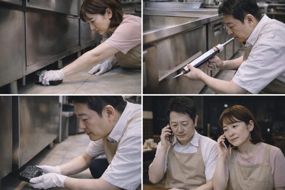 ゴキブリが出た飲食店が当日〜48時間でやること