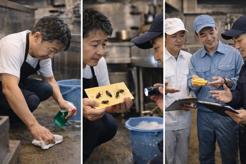 飲食店の害虫駆除に迷ったら「初動×発生源確認×比較」で進める