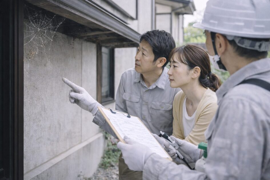 クモの巣が何度もできるときは再発防止まで考える