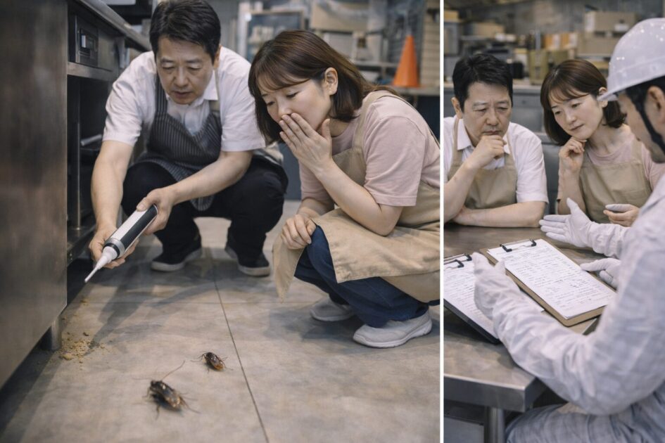 飲食店のゴキブリ駆除に迷ったら「初動×封鎖×比較」で進める