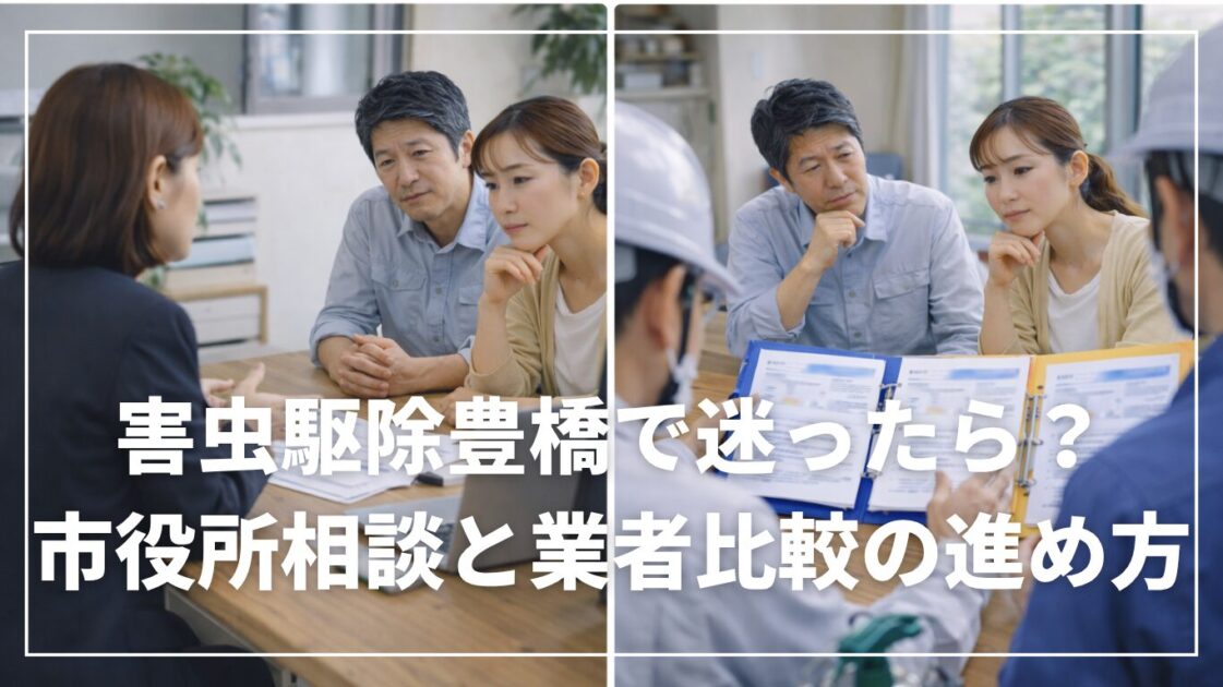 害虫駆除豊橋で迷ったら？市役所相談と業者比較の進め方