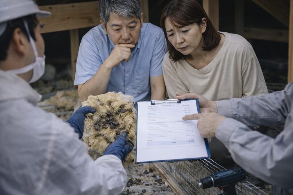 屋根裏動物の駆除料金が安く見える見積もりで起きやすいこと