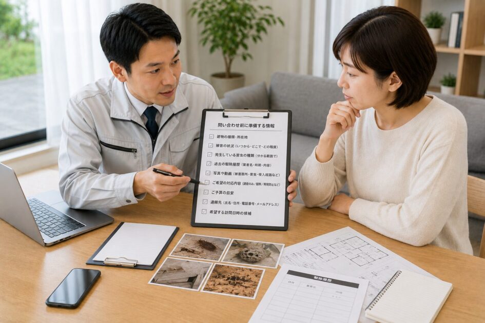 CICへ問い合わせる前に準備する情報
