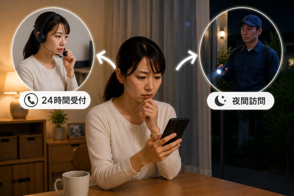 ネズミ駆除は24時間受付と夜間訪問を分けて選ぶ