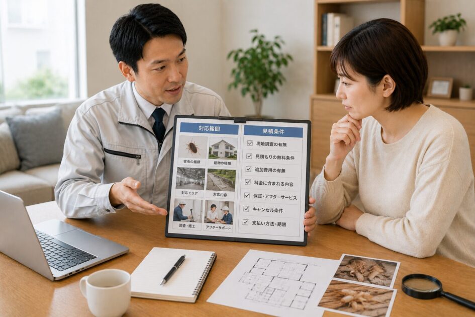 CICへ頼むかは対応範囲と見積条件で決める